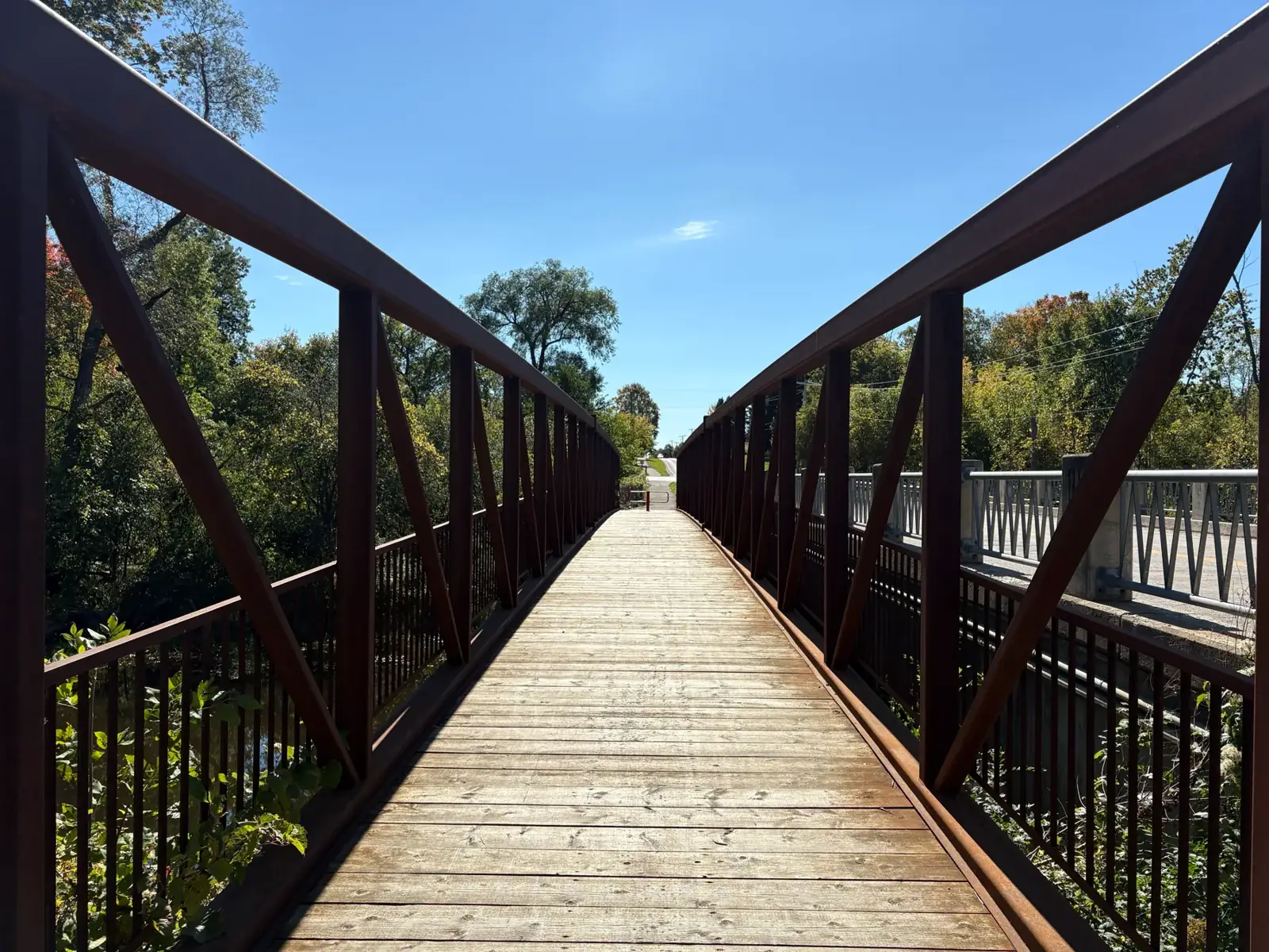 The trail bridge, Burford, Ontario